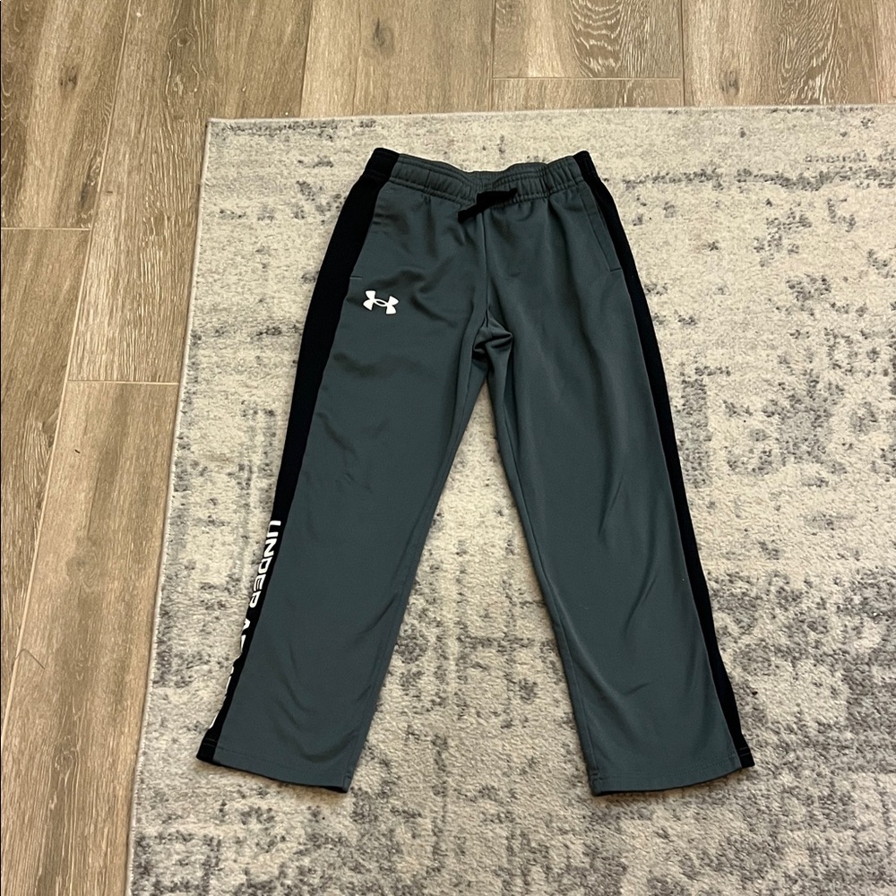 Under Armour Kids Black and Gray Joggers